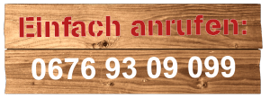 Einfach anrufen: 0676 84 91 40 20